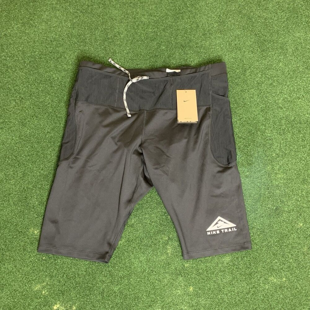Sz XXL Nike Trail Dri-Fit Lava Loops 1/2 Length Running Tights DV9307-010 Men’s